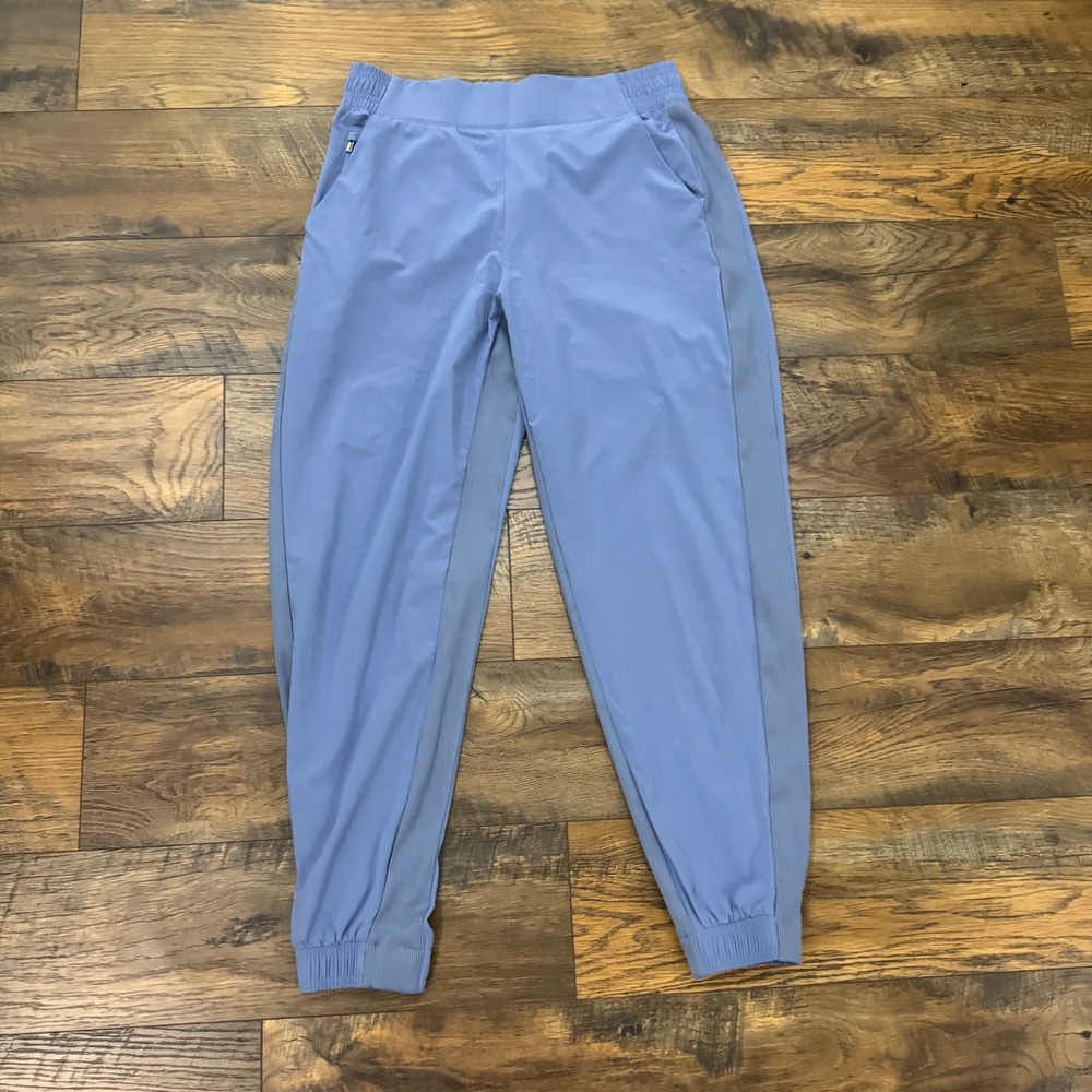Athleta Brooklyn Joggerโ Pants Women's Size 10 Blue Travel Athletic Ankle Pants
